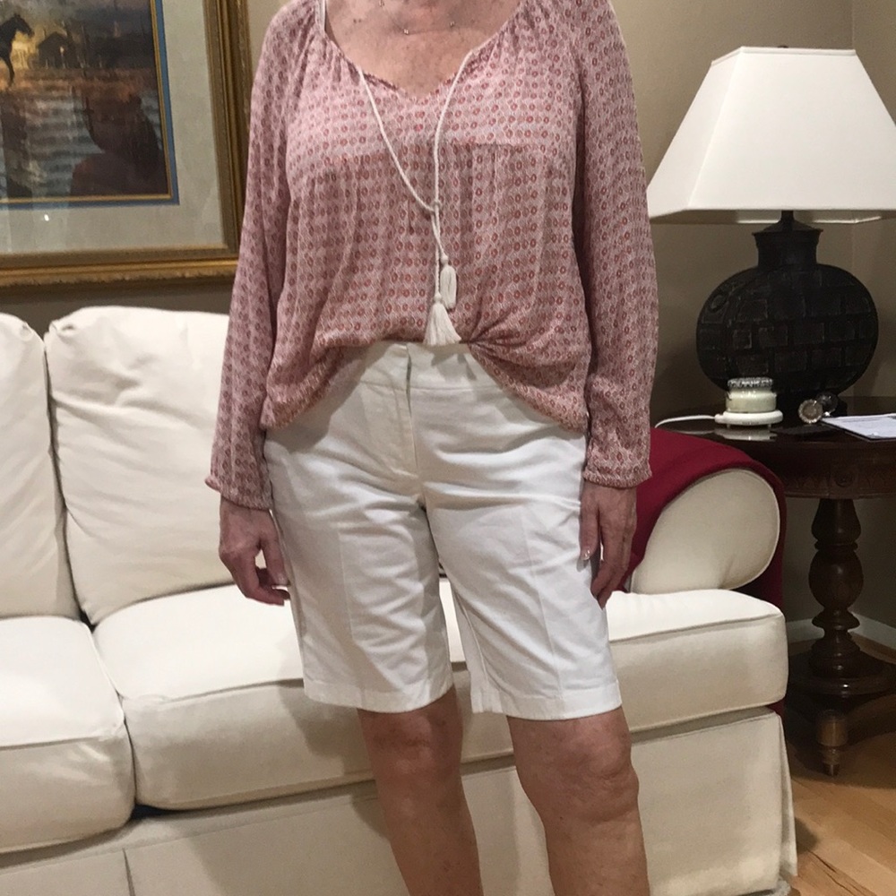 Old navy large v neck blouse either tie